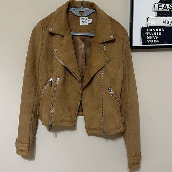 Princess Polly Super Soft Suede Like Moto Jacket - Picture 2 of 6